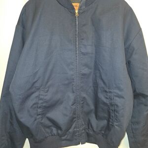 Cintas Men’s XL Blue Quilted Lining Bomber Jacket